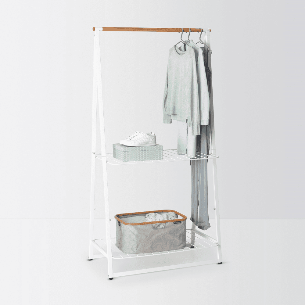 Foldable Laundry Basket, 40 Litre, Grey