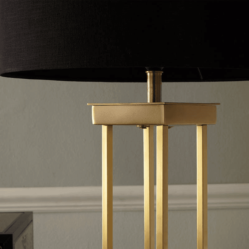 Langston Lamp Base, H143.5cm, Satin Brass