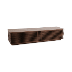 Image showing the Verona AV AV Unit Wide, H41 x W180cm, Brown product.