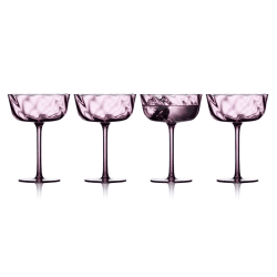 Image showing the Vienna Set of 4 Champagne Bowls, 300ml, Purple product.