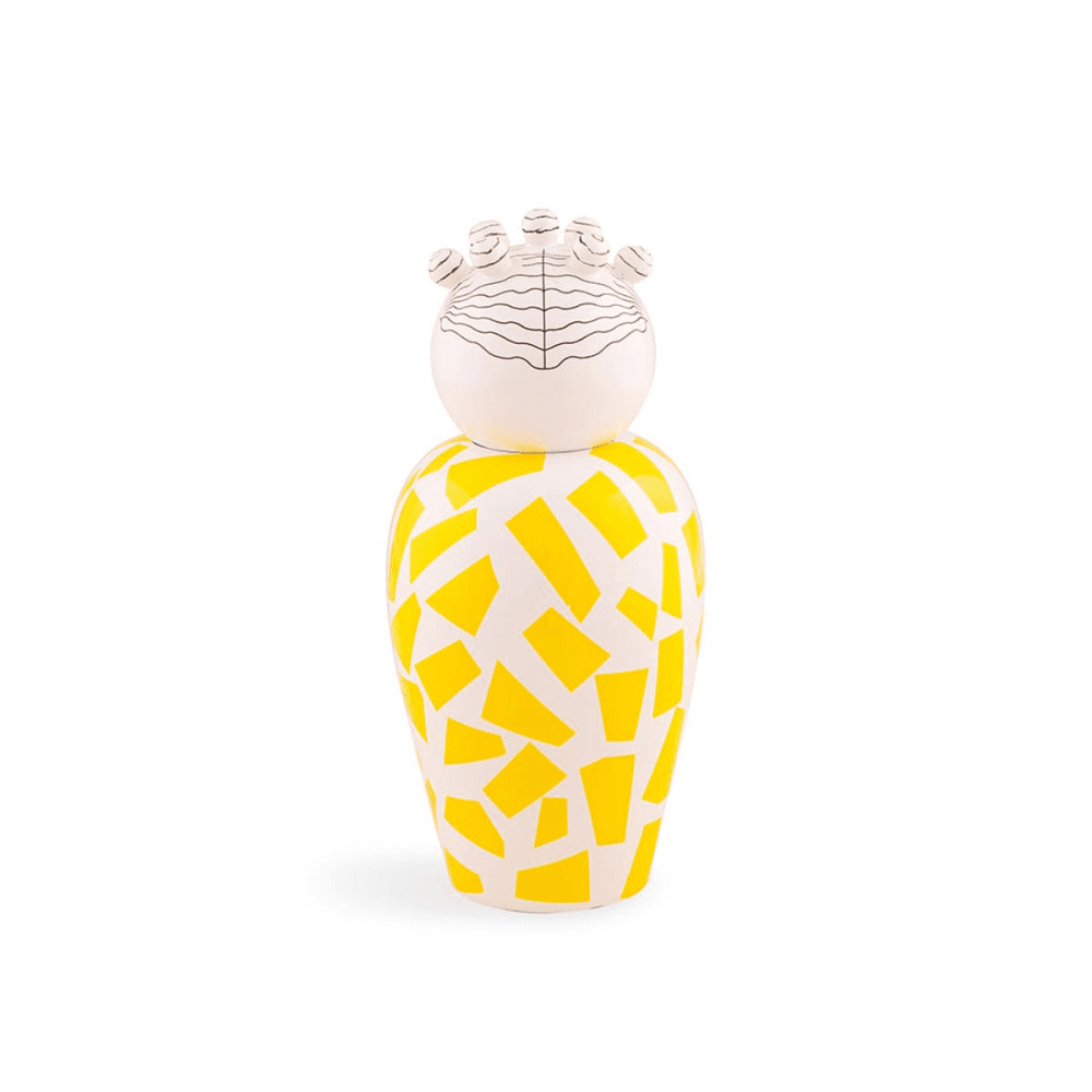 Canopie, Vase with Lid, Yellow