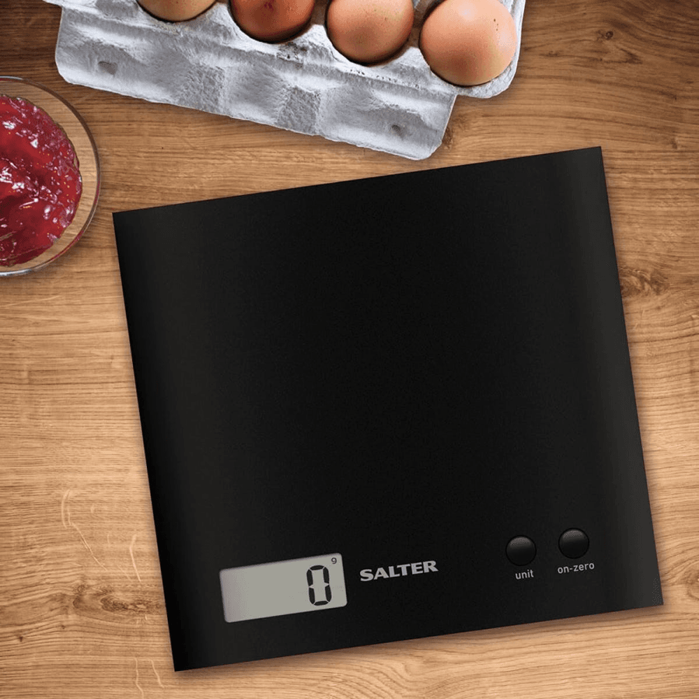 Arc Digital kitchen scale, 18 x 17.8 x 2.5cm, Black