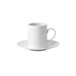 Image showing the Gio Espresso cup and saucer, 7cl, White Bone China product.