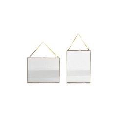 Image showing the Kiko Portrait Frame, H36 x W29cm, Antique Brass product.