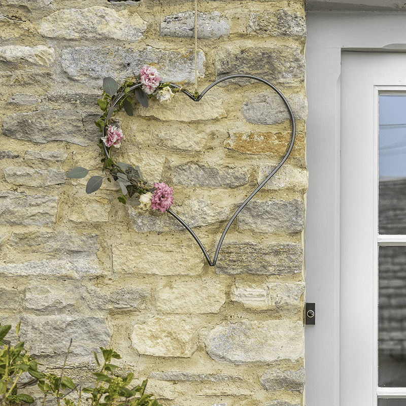 Farringdon Heart Wall Display, Grey