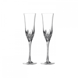 Image showing the Lismore Essence Pair of Champagne flutes product.