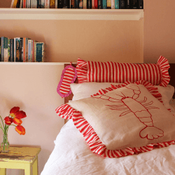 Image showing the Lobster Cushion Cover, 60 x 60cm, Red product.