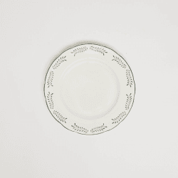 Image showing the Olive Set of 4 Starter Plates, D21cm, Green product.