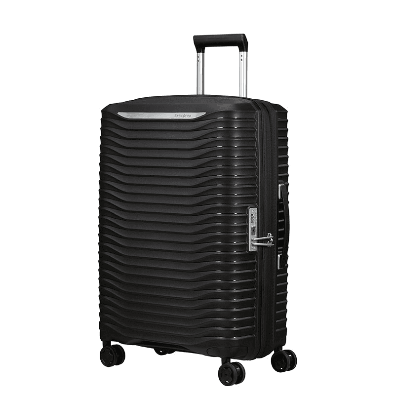 Upscape Suitcase, H68 x L47 x W28/31cm, Black