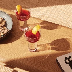 Image showing the Boris Set of 2 Nick & Nora Glasses, 180ml, Clear product.