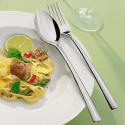 Image showing the Piemont 24 piece cutlery set, Stainless Steel product.