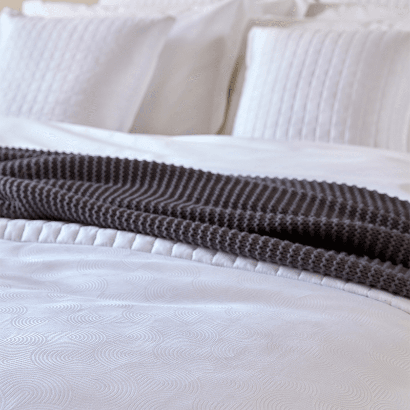 Riley Duvet Set, King, White