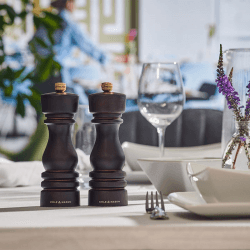 Image showing the London Salt & Pepper Mills, 180mm, Chocolate Wood product.