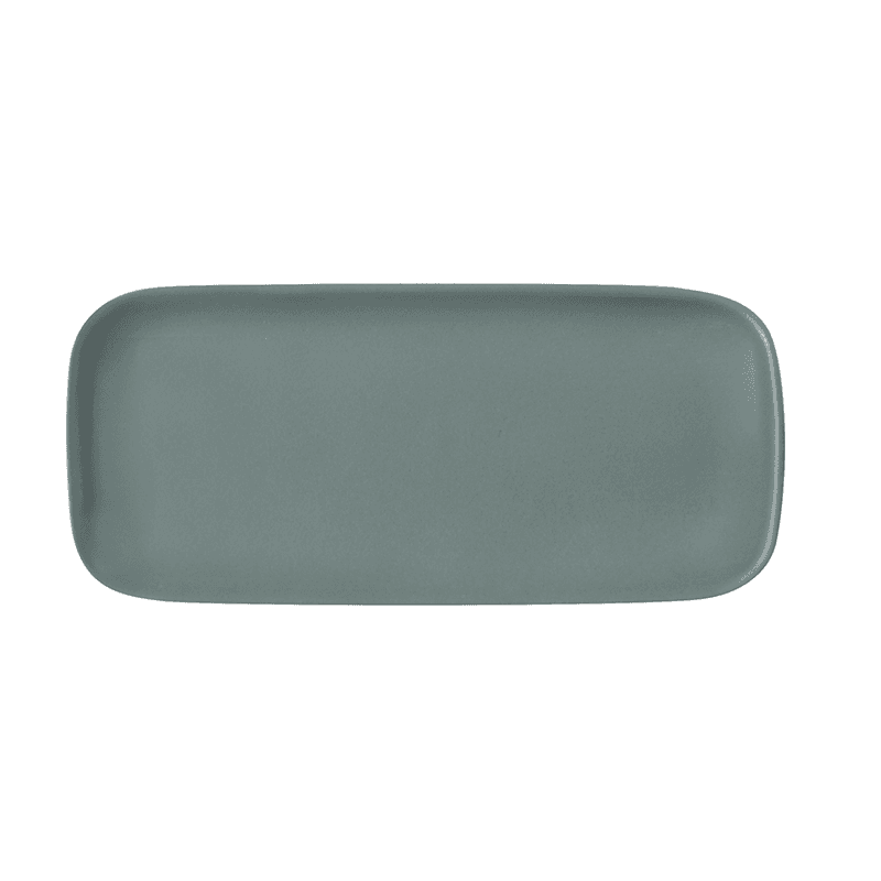 Jardin de Maguelone Rectangular Dish, W14.5 x L33cm, Kale
