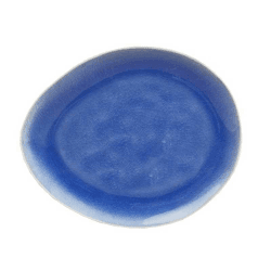 Image showing the Vie Naturelle Medium Plate, W19.5cm x D16.3cm, Blue product.