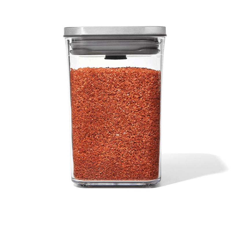 Good Grips Pop Small Square Storage Container, 1L, Grey