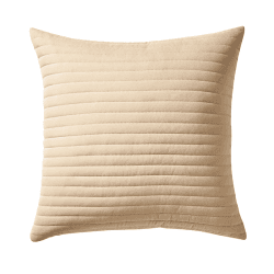 Image showing the Quilted Lines Filled Cushion 55X55, Natural product.