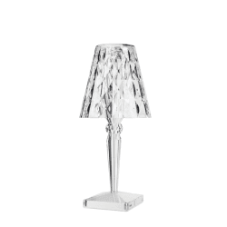 Image showing the Wireless Ferruccio Laviani 2019 Big Battery Lamp, Crystal product.