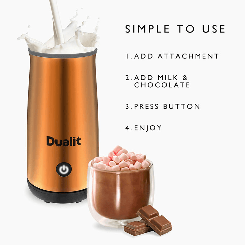 Handheld Milk Frother, Copper
