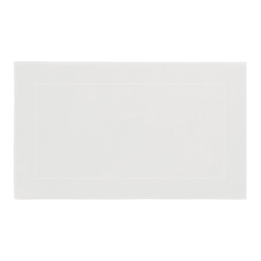 London Bath mat, 60 x 100cm, White