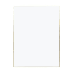 Image showing the Fine Edge Edge Rectangular Mirror, Gold product.