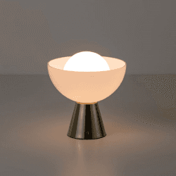 Image showing the Dome Cordless Table Lamp, H22cm, Brass product.