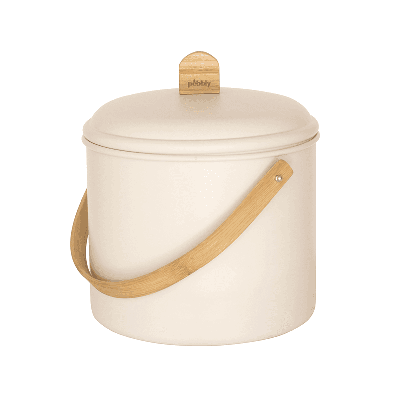 Compost Bin, 3.5L, Cream