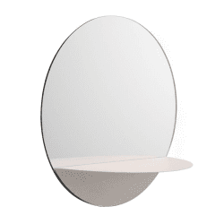 Image showing the Horizon Mirror, D34cm, White product.