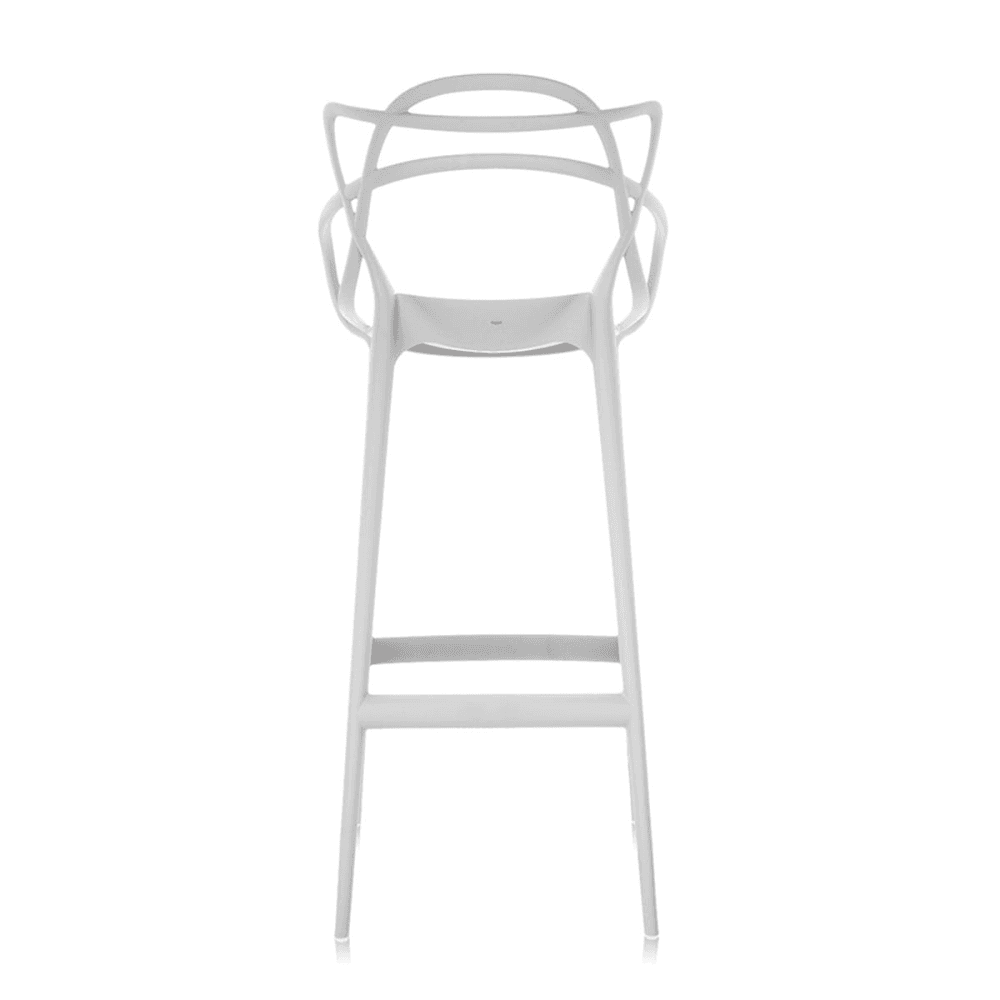 Masters Barstool, H99 x W49 x D65 cm, White