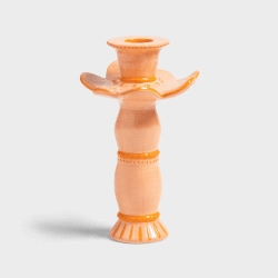 Image showing the Posy Candle holder, 16 x 10.5cm, orange product.
