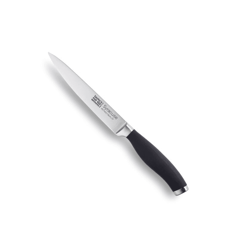 Syracuse Soft Grip All Purpose Knife, 13cm, Black