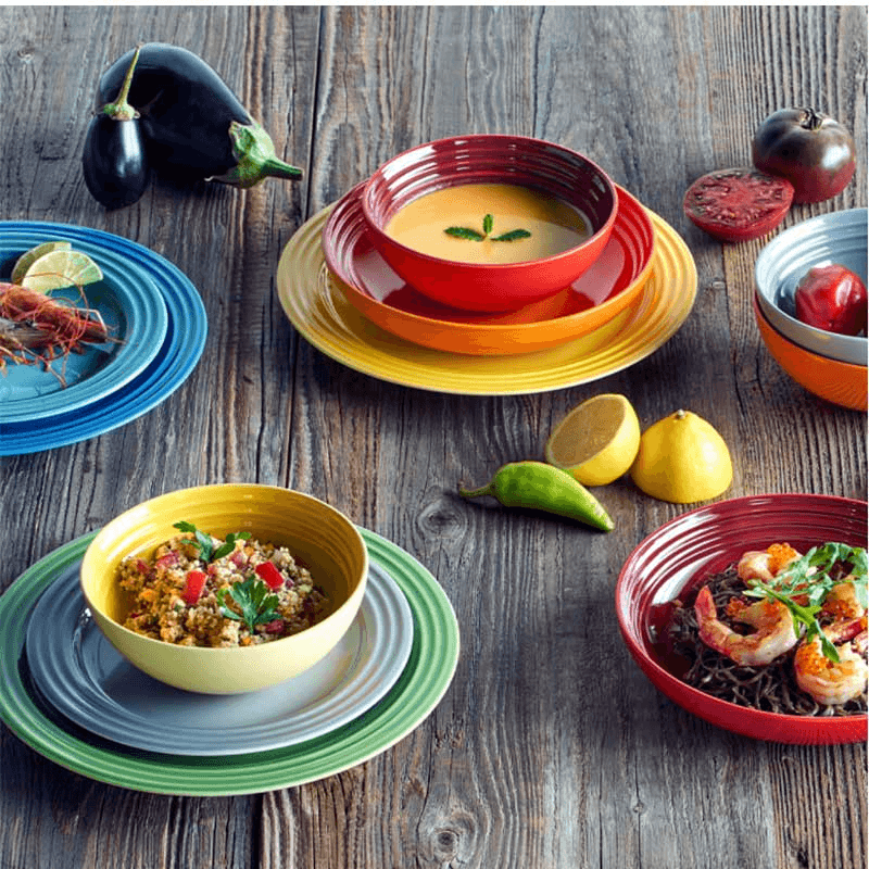 Rainbow Cereal Bowls, Set of 6