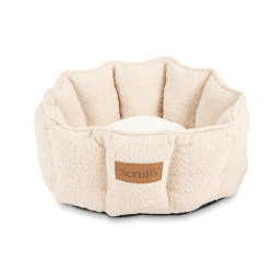 Image showing the Luxury Boucle Box Bed, 45cm, Ivory product.