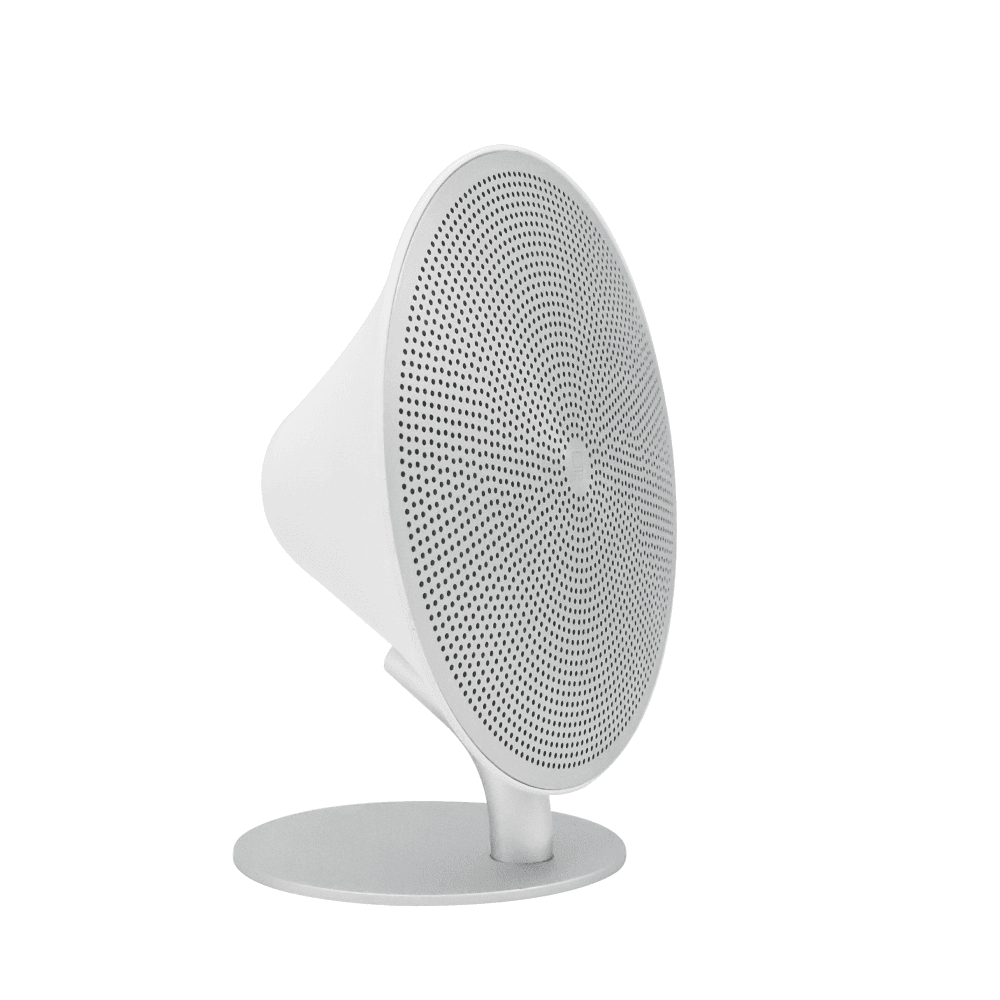 Mini Halo One Bluetooth speaker, H16 x L14 x D6cm, Matt White