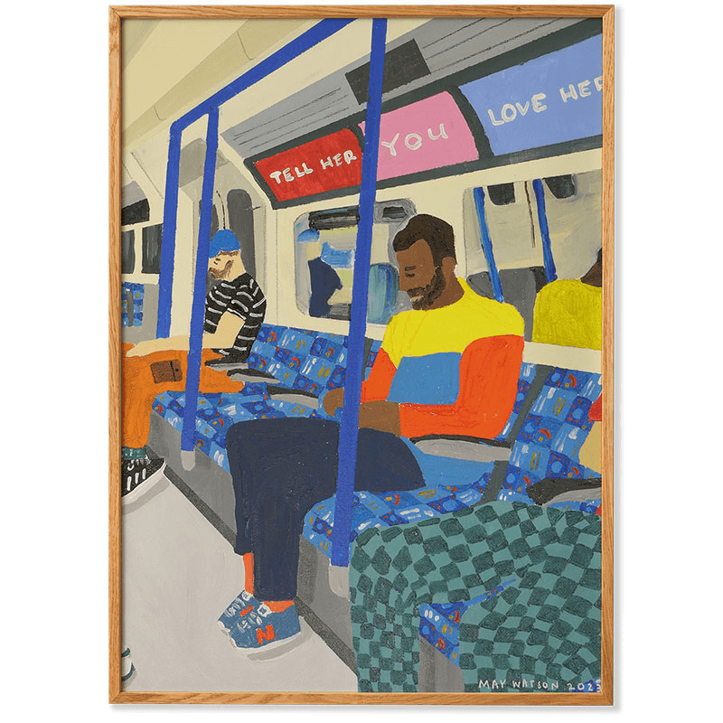 Tell Her You Love Her Framed Print, 50 x 70cm, Multi