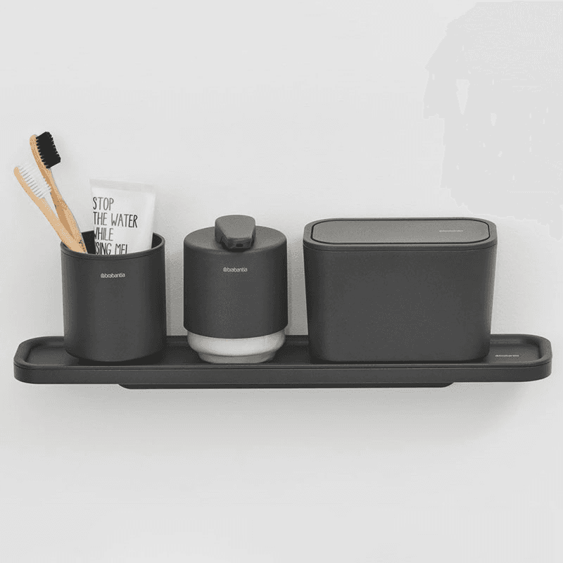 MindSet Bathroom Shelf, Mineral Infinite Grey