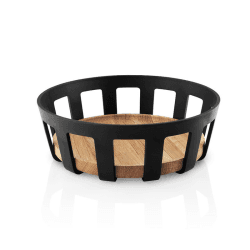 Image showing the Nordic Kitchen Bread Basket, H7 x D21.5cm, Black product.