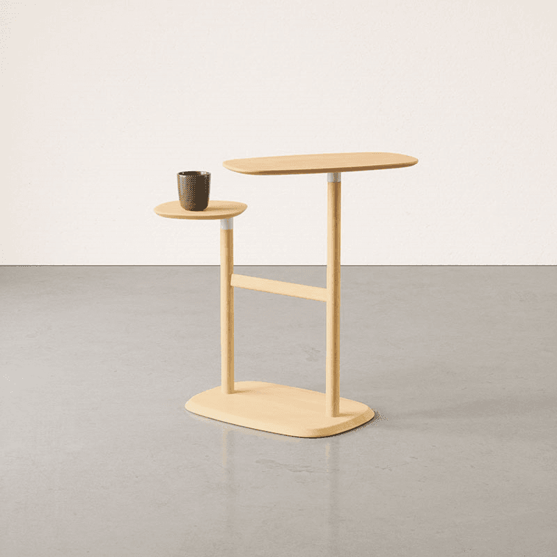 Swivo Side Table, Natural