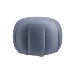 Image showing the Harper, Footstool, Sapphire, Sapphire product.