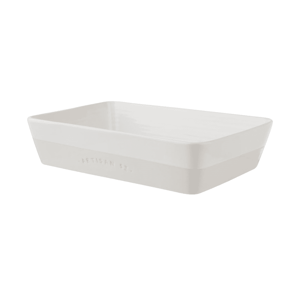 Rectangular roaster, L26 x W18 x H6cm, stoneware