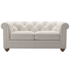 Image showing the Patrick, Two Seat Sofa, Taupe Brushed Linen Cotton, Taupe product.