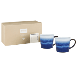 Image showing the Blue Haze Pair of large mugs, 40cl product.