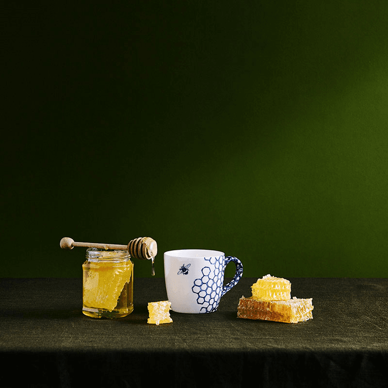 Ink Blue Pollen Mug, 300ml