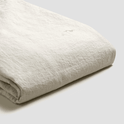 Image showing the Oatmeal Linen Duvet Cover, King product.