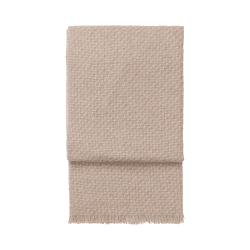 Image showing the Diagonal Throw, H190cm x W130cm, Beige/Latte product.
