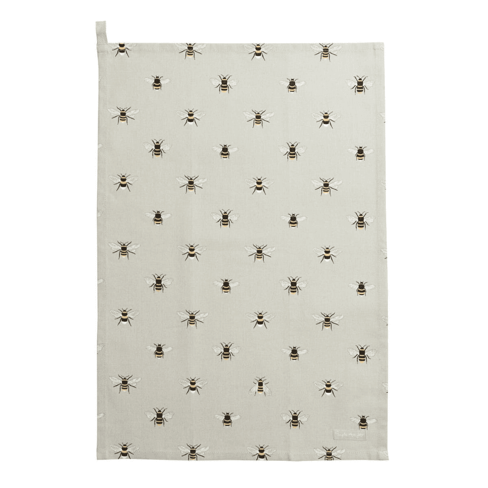 Bees Tea towel, 45 x 65cm