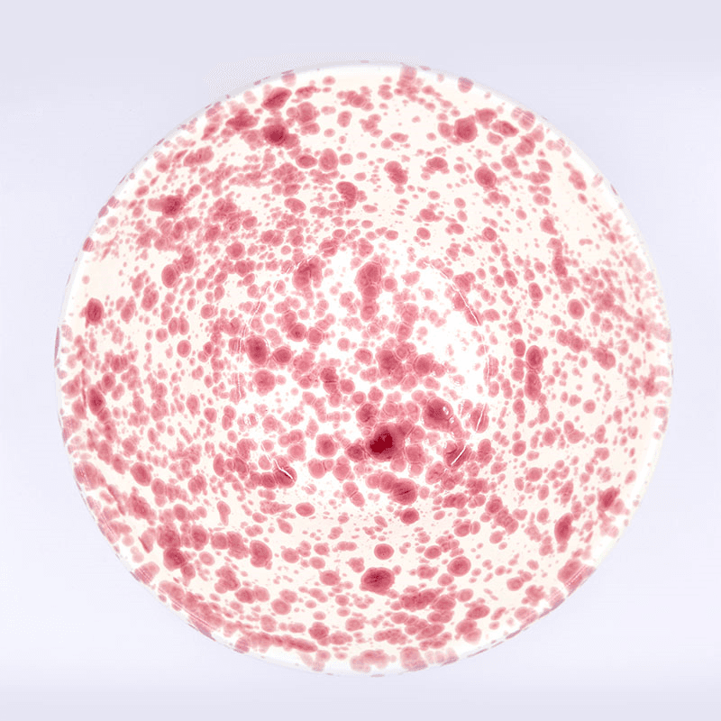 Splatter Salad Bowl, D24cm, Cranberry