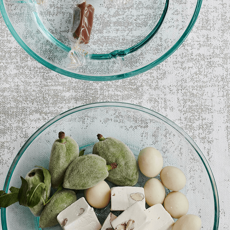 Grand Cru Set of 2 Recycled Glass Desset Plates, D16cm, Clear