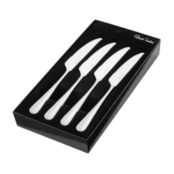 Image showing the Kingham Bright Set of 4 serrated steak knives, stainless steel product.