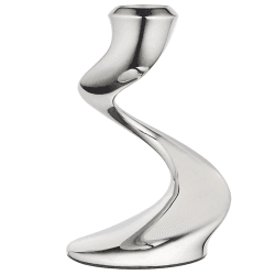 Image showing the Windrush Candlestick, 16cm, Stainless Steel product.